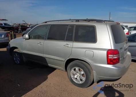 2003 Toyota Highlander V6 из США, поврежденный, VIN JTEHF21A830111299